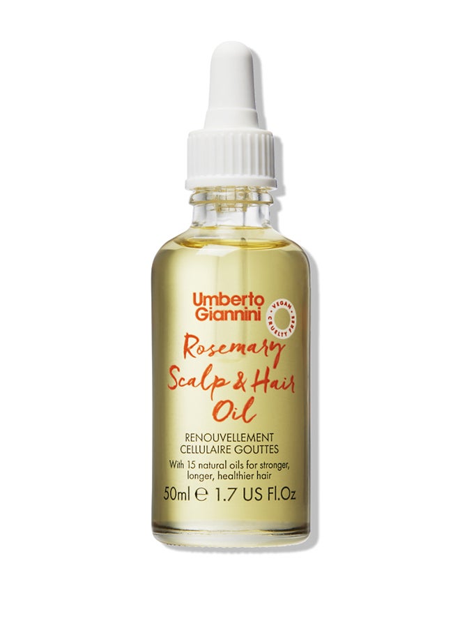 Umberto Giannini Rosemary Hair & Scalp Oil 50ml - Image 1